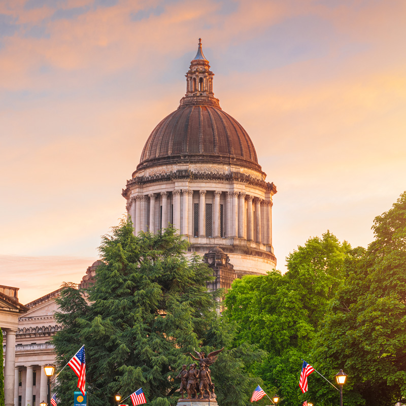 Washington State capital dome
